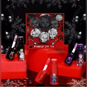 Chucky Family Lip Oil Set X Glamlite